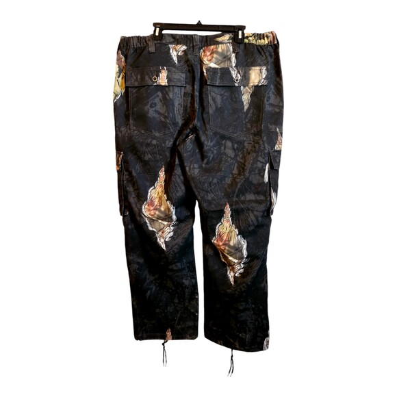 Mossy Oak Cargo Pants Men's XL 40-42 Black Break Up Eclipse Camo Hunting - Picture 2 of 7